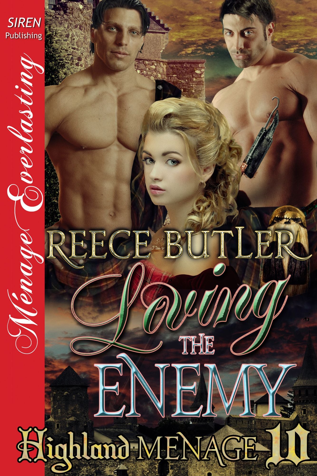 Loving the Enemy [Highland Menage 10] (Siren Publishing Menage Everlasting)
