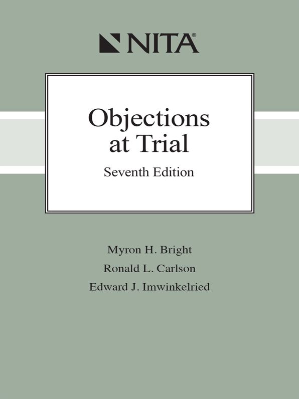 Objections at Trial, 7th Edition