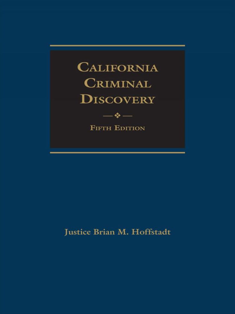 California Criminal Discovery