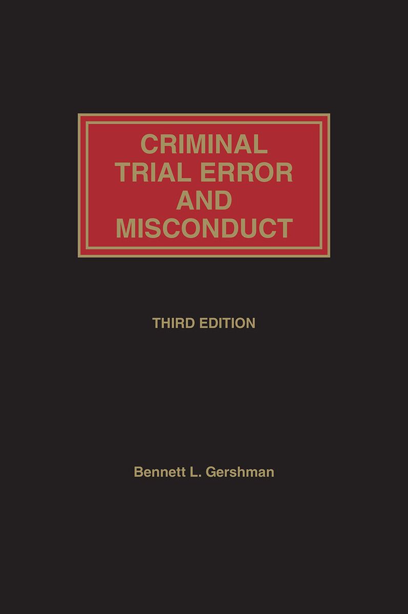 Criminal Trial Error and Misconduct