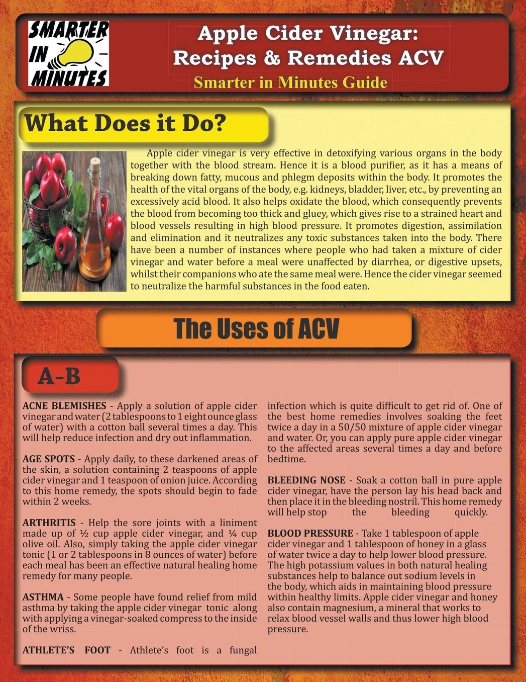 Apple Cider Vinegar: Recipes & Remedies ACV