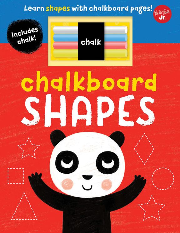 Chalkboard Shapes: Learn shapes with chalkboard pages!