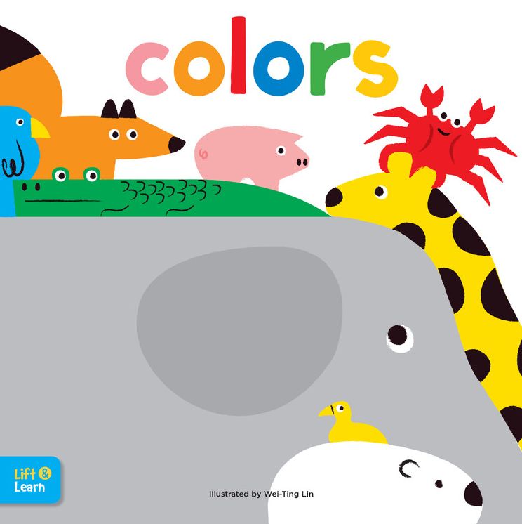 Colors Lift & Learn: Interactive flaps reveal basic concepts for toddlers