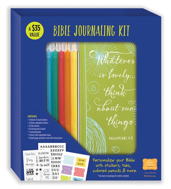 Bible Journaling Kit: Personalize Your Bible with Stickers, Tabs, Colored Pencils & More (Large Print -- QA test)