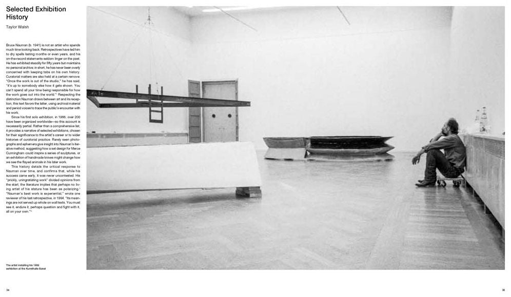 Bruce Nauman: Disappearing Acts