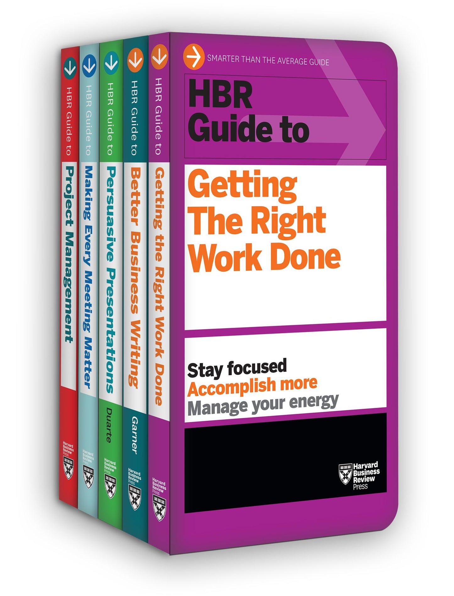 HBR Guides to Being an Effective Manager Collection : Getting the Right Work Done / Better Business Writing / Persuasive Persentations / Making Every Meeting Matter / Project Management