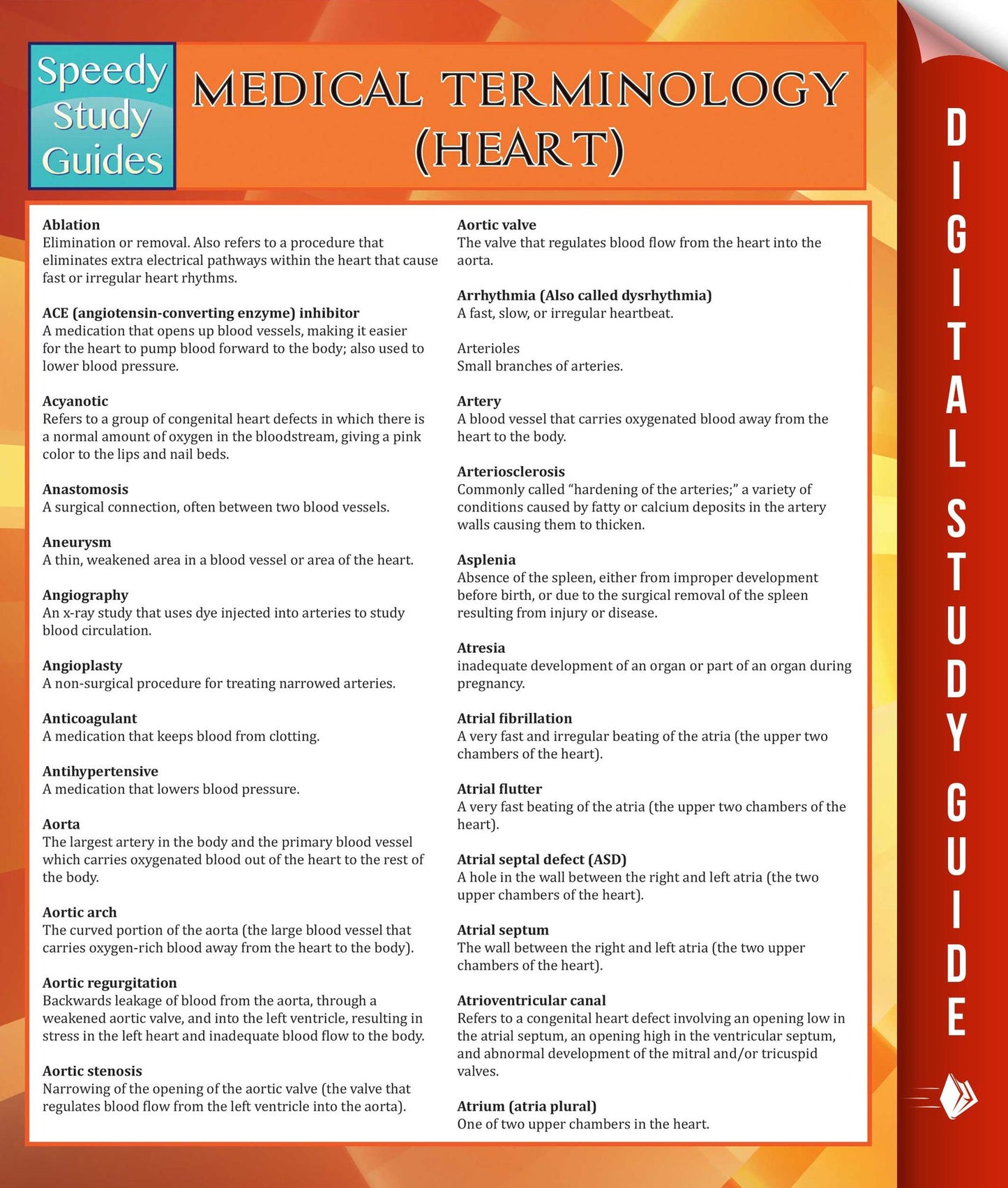 Medical Terminology: Heart (Speedy Study Guides)