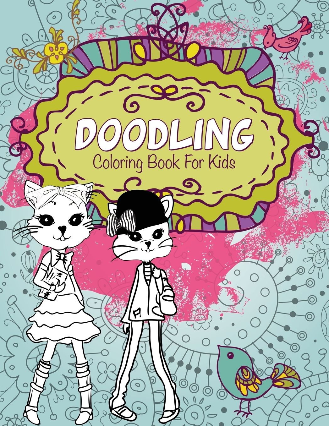 Doodling Coloring Book for Kids