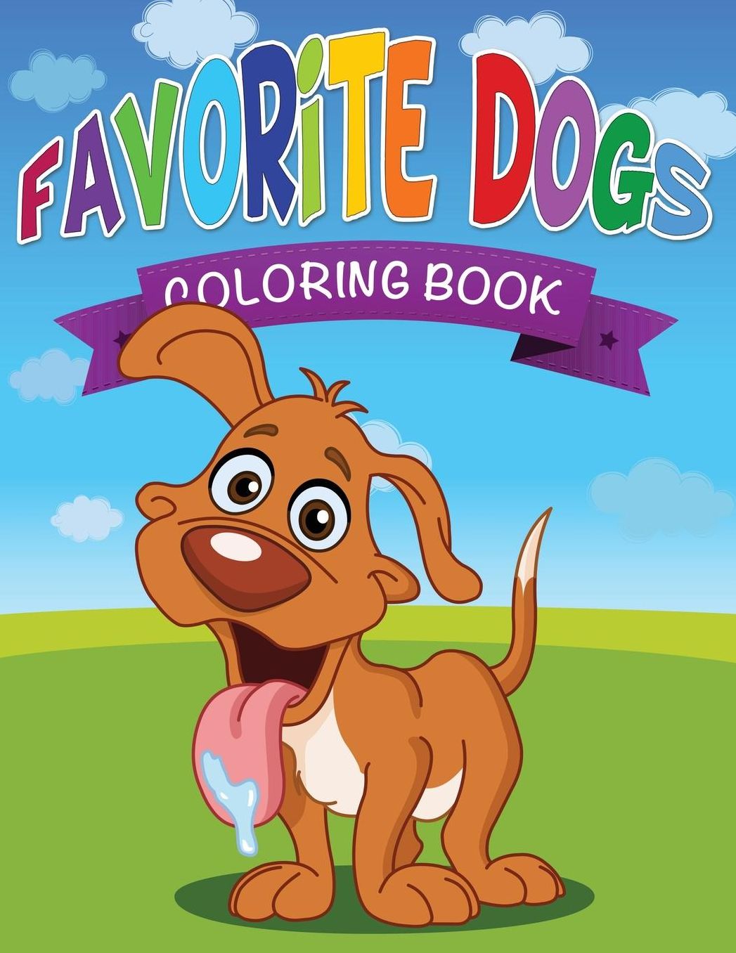 Favorite Dogs Coloring Book