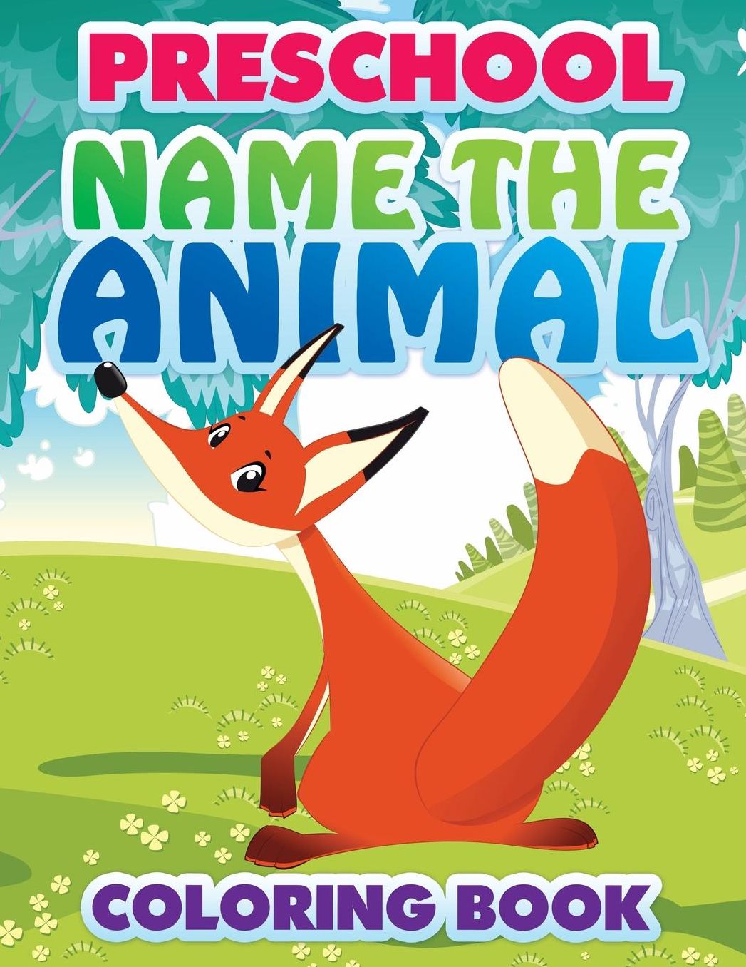 Preschool Name the Animal Coloring Book