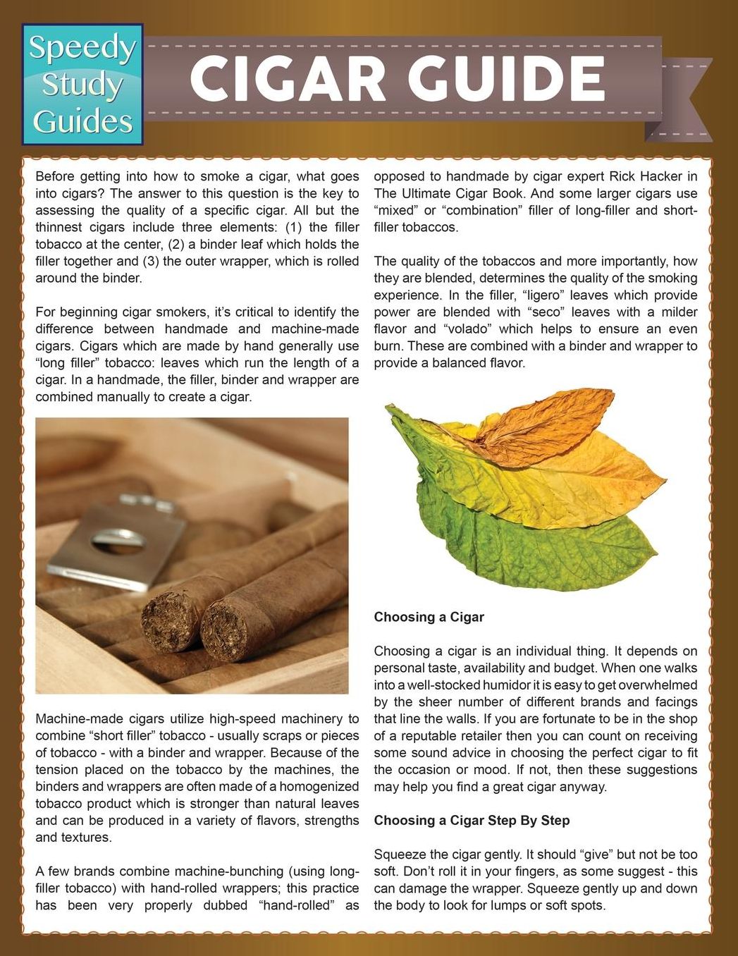 Cigar Guide (Speedy Study Guide)