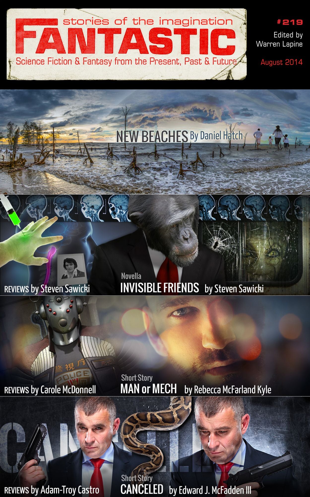 Fantastic Stories of the Imagination #219: August 2014