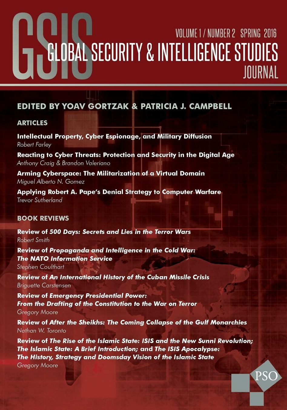 Global Security amp; Intelligence Studies: Vol. 1, No. 2, Spring 2016