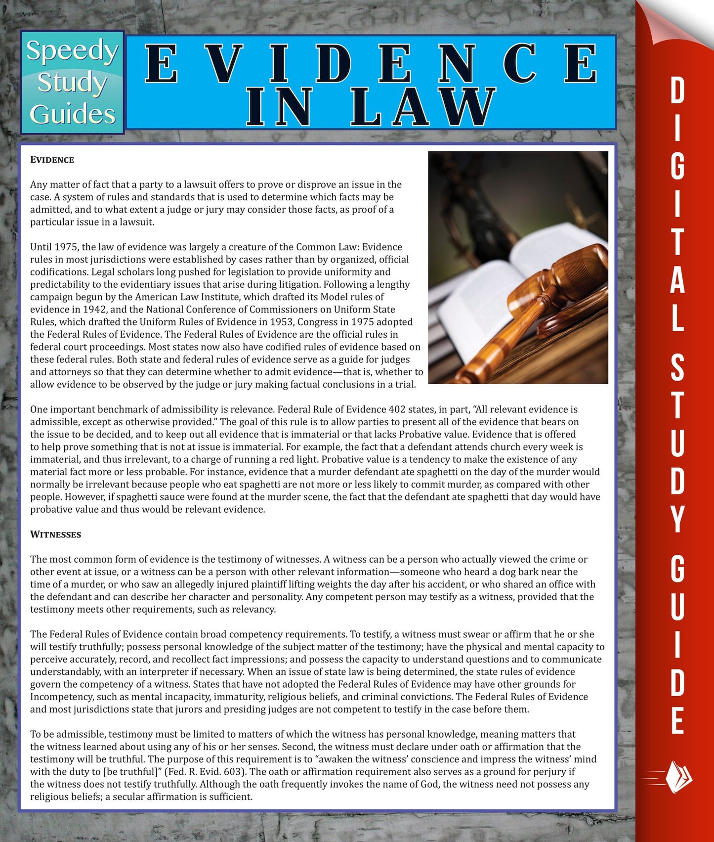 Evidence in Law