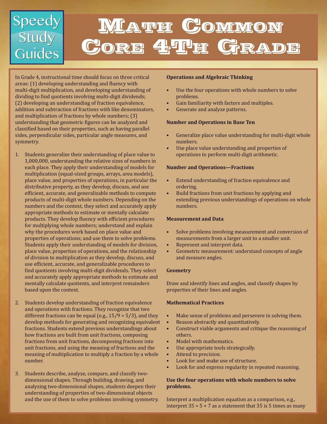 Math Common Core 4th Grade