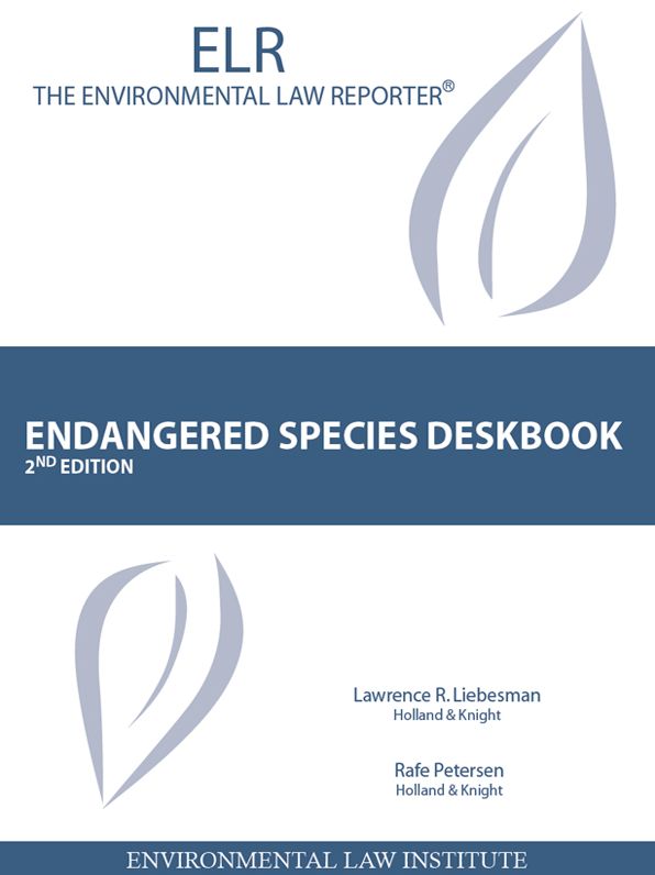 Liebesman and Petersen's Endangered Species Deskbook, 2d
