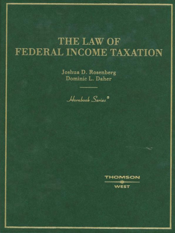 The Law of Federal Income Taxation (Hornbook Series)
