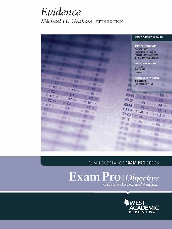Exam Pro on Evidence, Objective, 5th