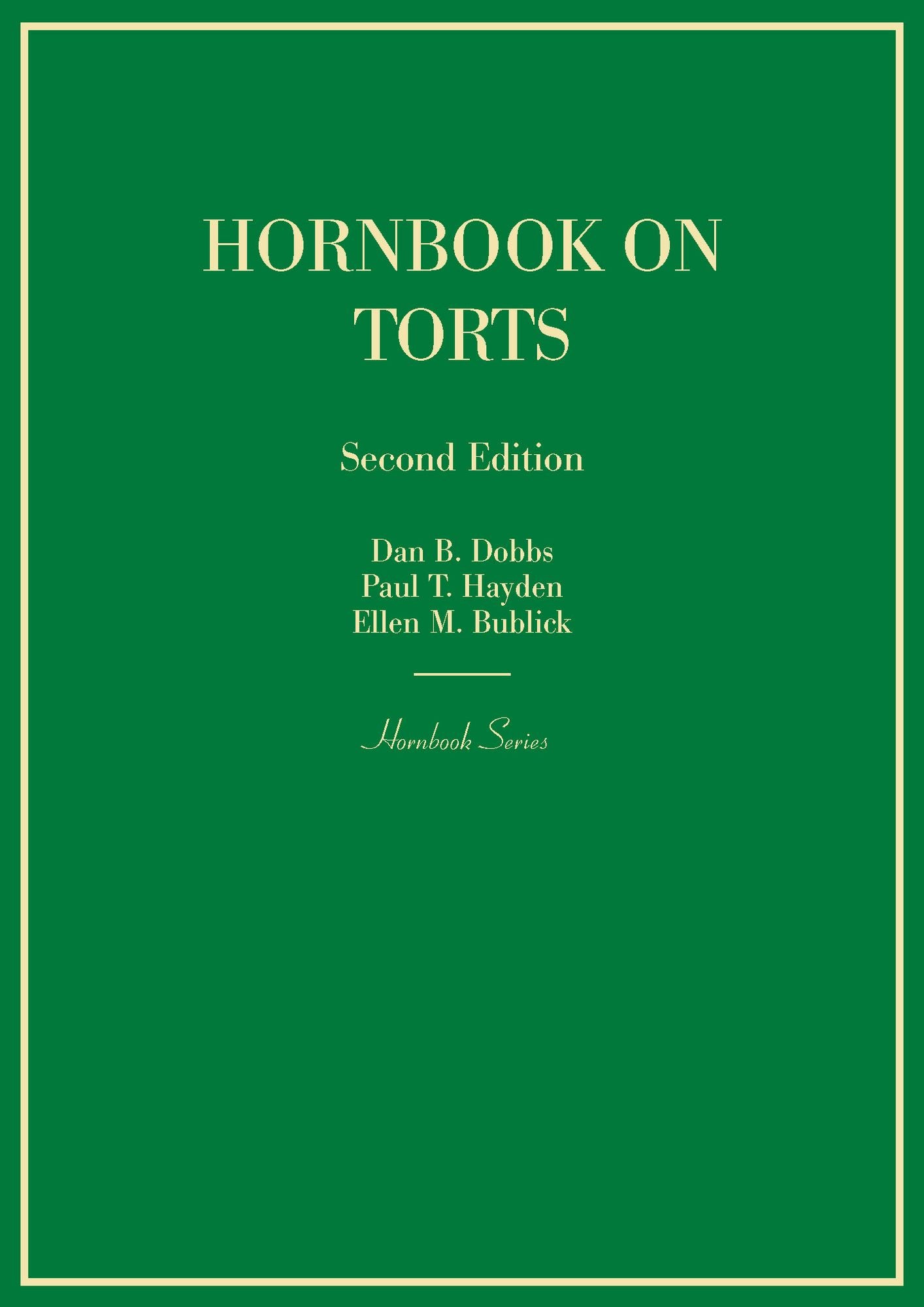 Hornbook on Torts