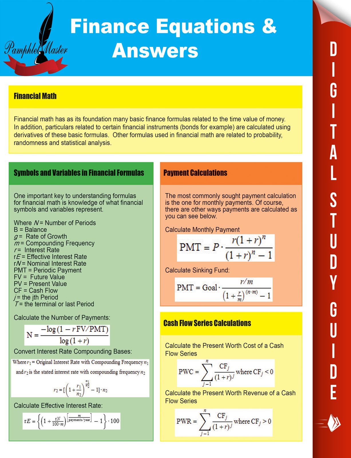 Finance Equations & Answers