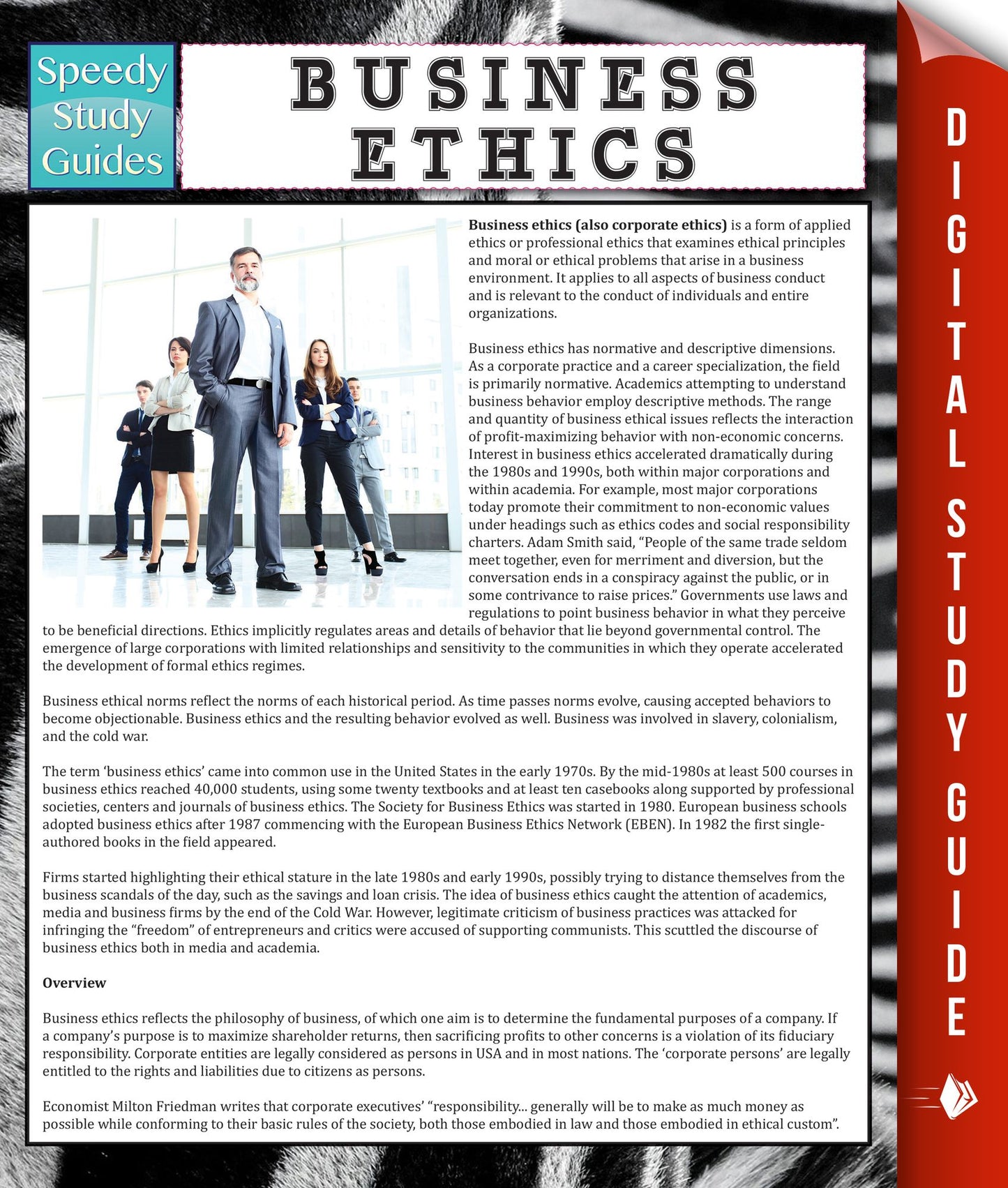 Business Ethics: Speedy Study Guides