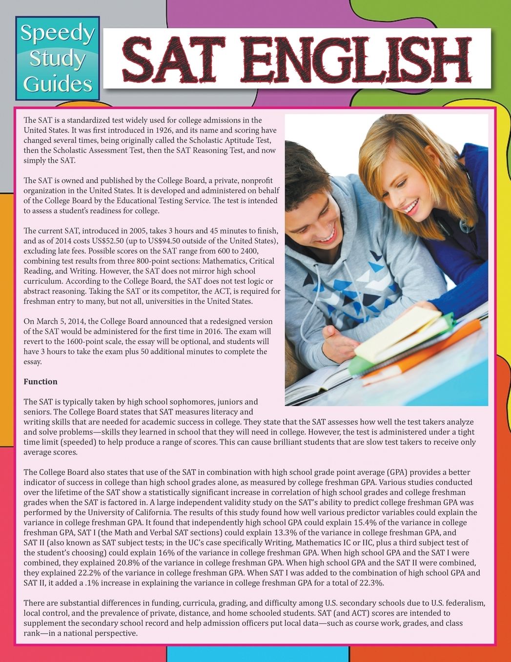 SAT English (Speedy Study Guide)