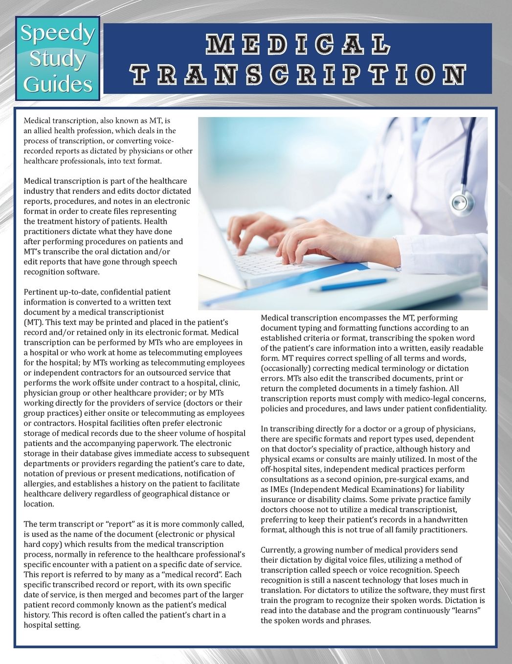 Medical Transcription (Speedy Study Guide)
