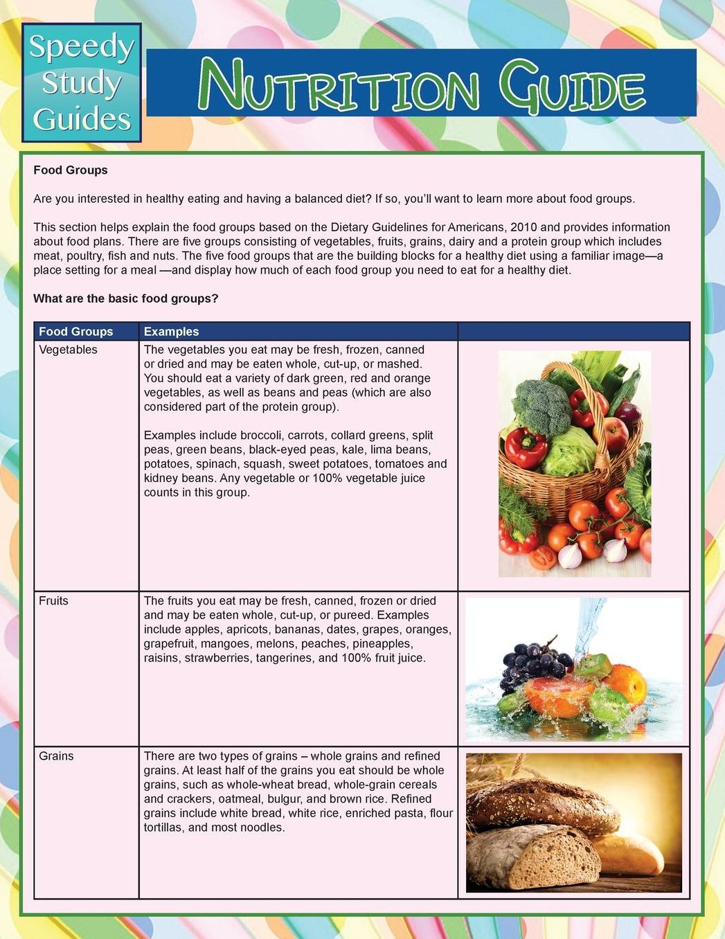 Nutrition Guide (Speedy Study Guide)