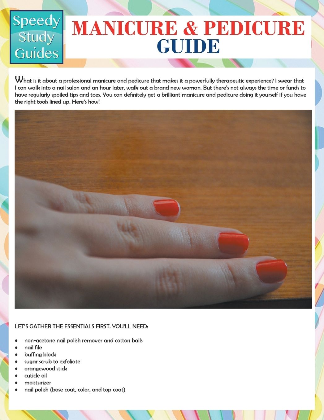 Manicure and Pedicure Guide (Speedy Study Guide)