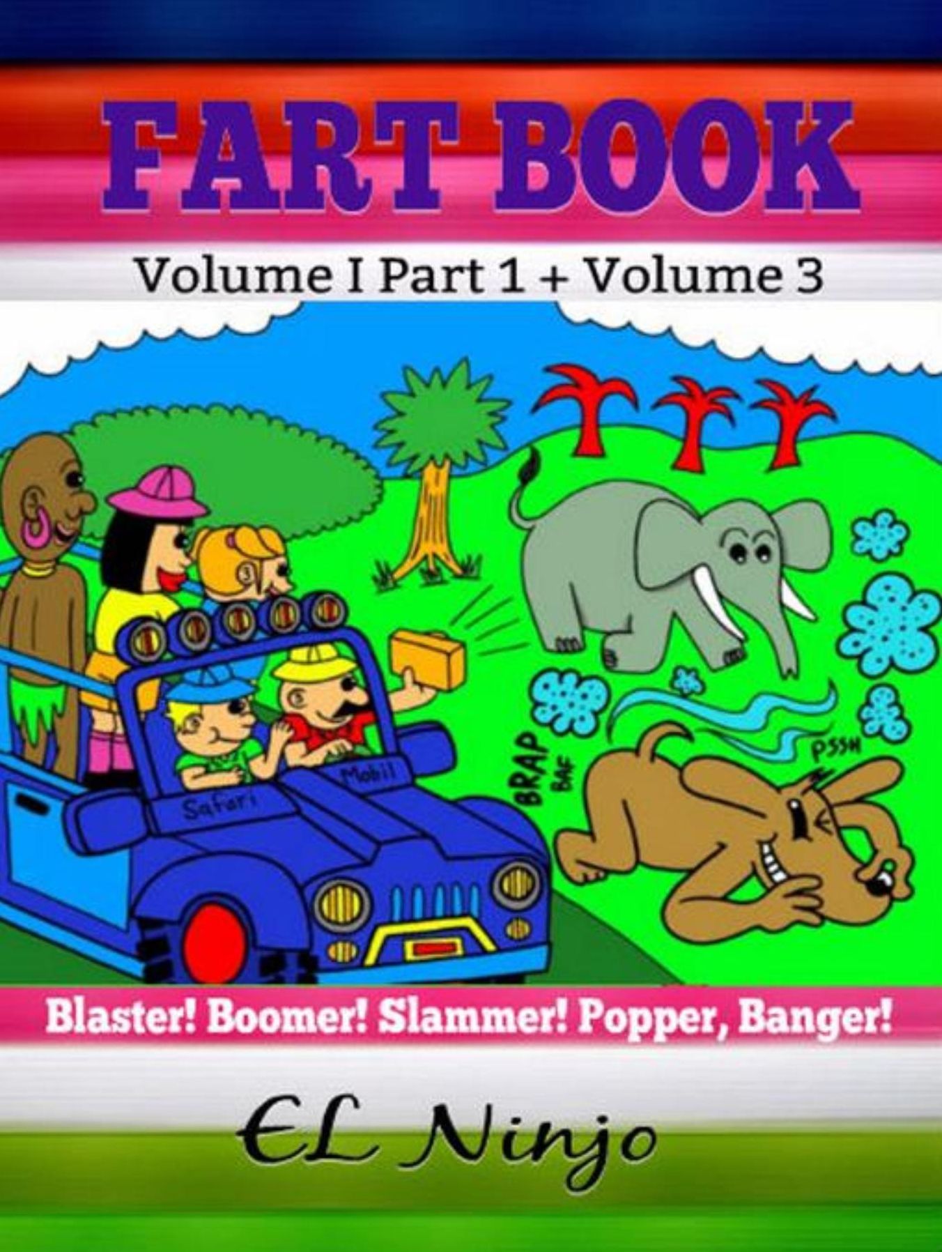 Fart Super Hero Books For Kids: Children Fart Books Volume I Part 1 + Volume III Box Set