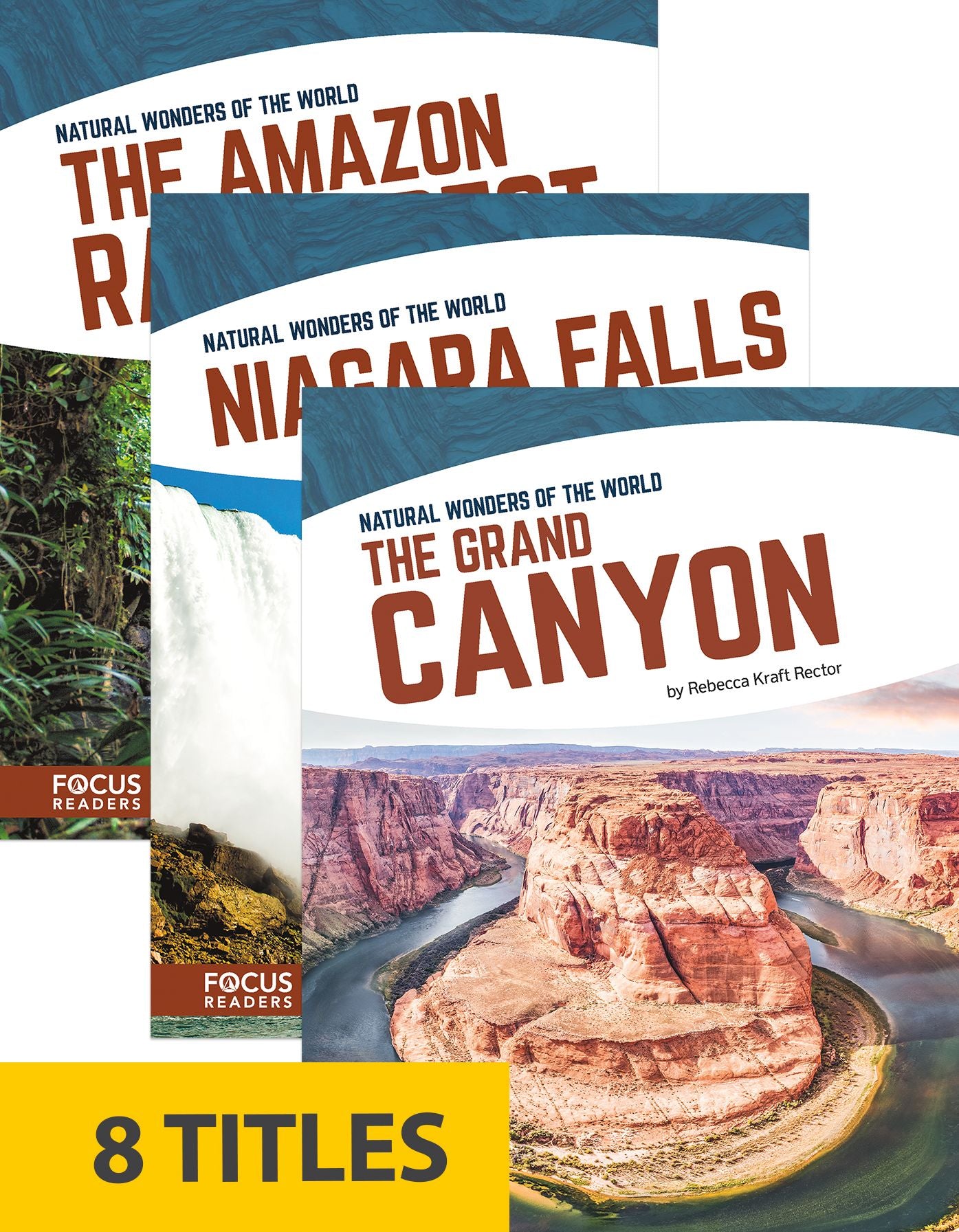Natural Wonders of the World (Paperback Set of 8)