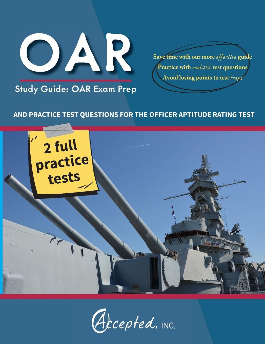OAR Study Guide: OAR Exam Prep and Practice Test Questions for the Officer Aptitude Rating Test
