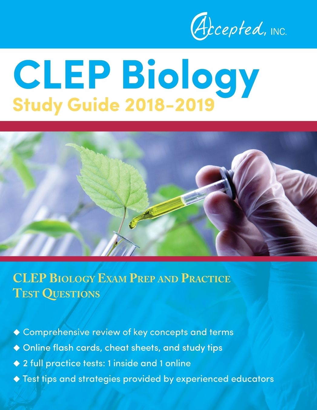 CLEP Biology Study Guide 2018-2019: CLEP Biology Exam Prep and Practice Test Questions