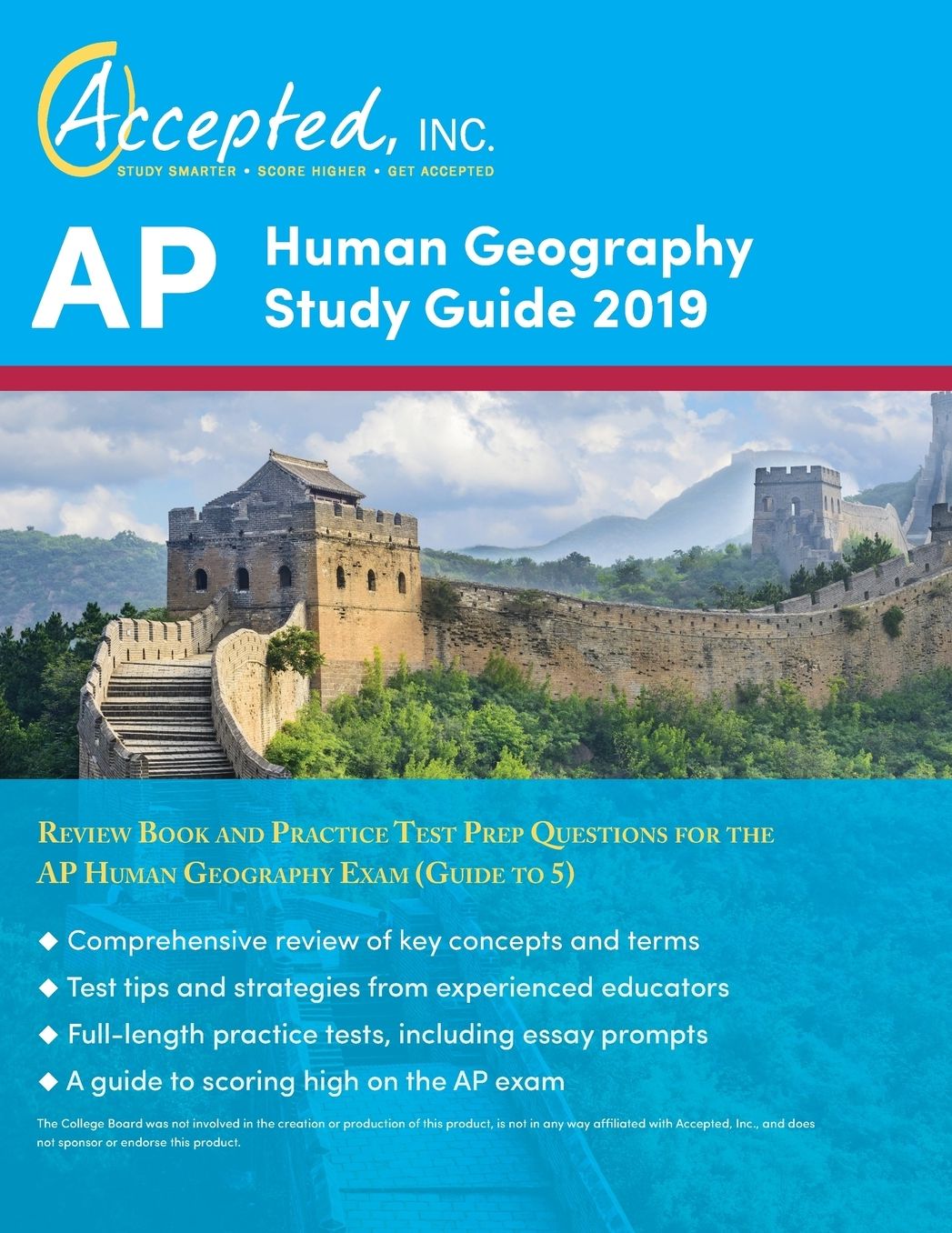AP Human Geography Study Guide 2019: Review Book and Practice Test Prep Questions for the AP Human Geography Exam (Guide to 5)