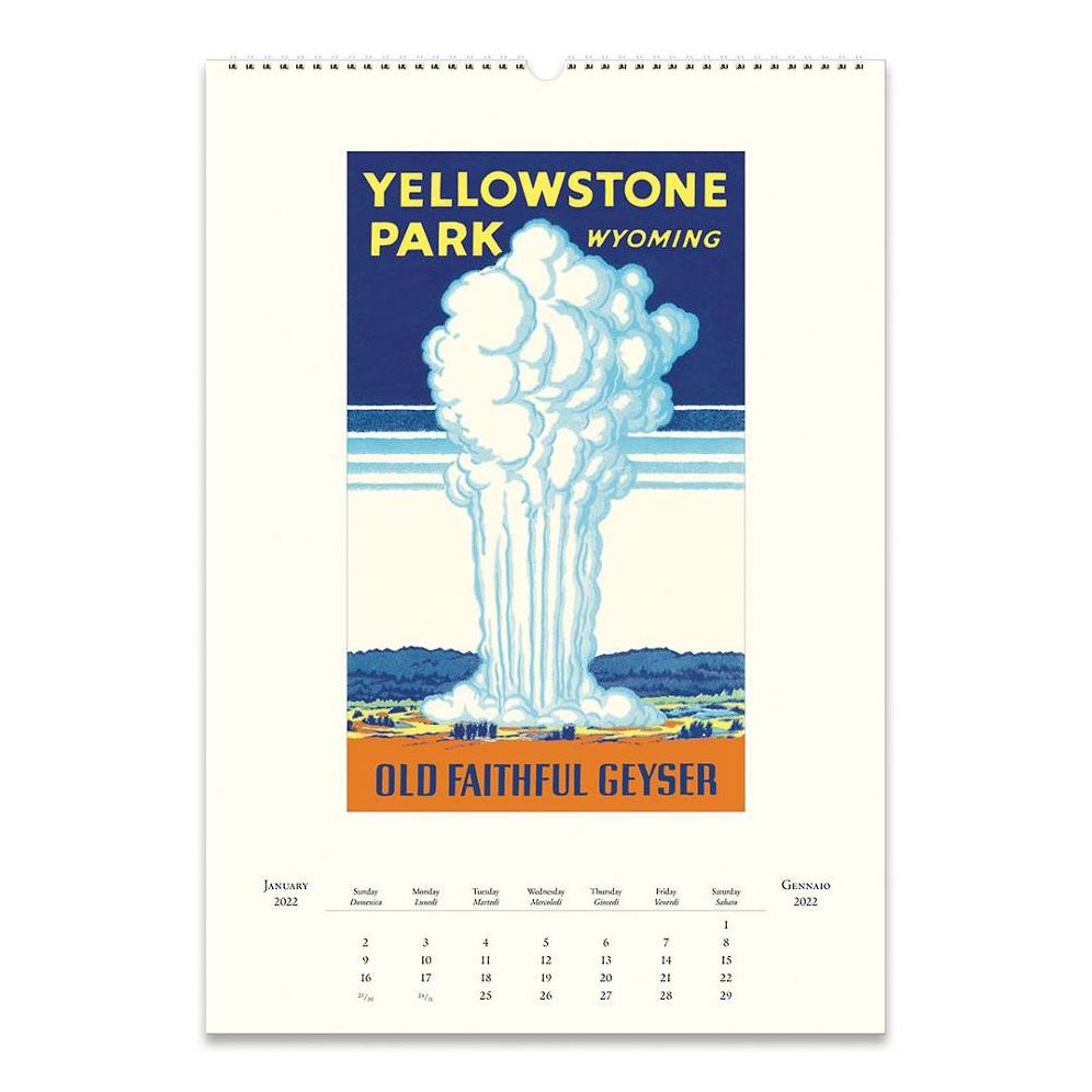 2022 U.S. National Parks Wall Calendar