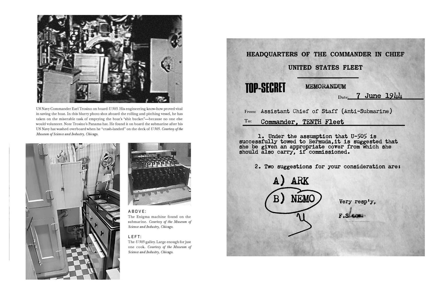 Codename Nemo: The Hunt for a Nazi U-Boat and The Elusive Enigma Machine
