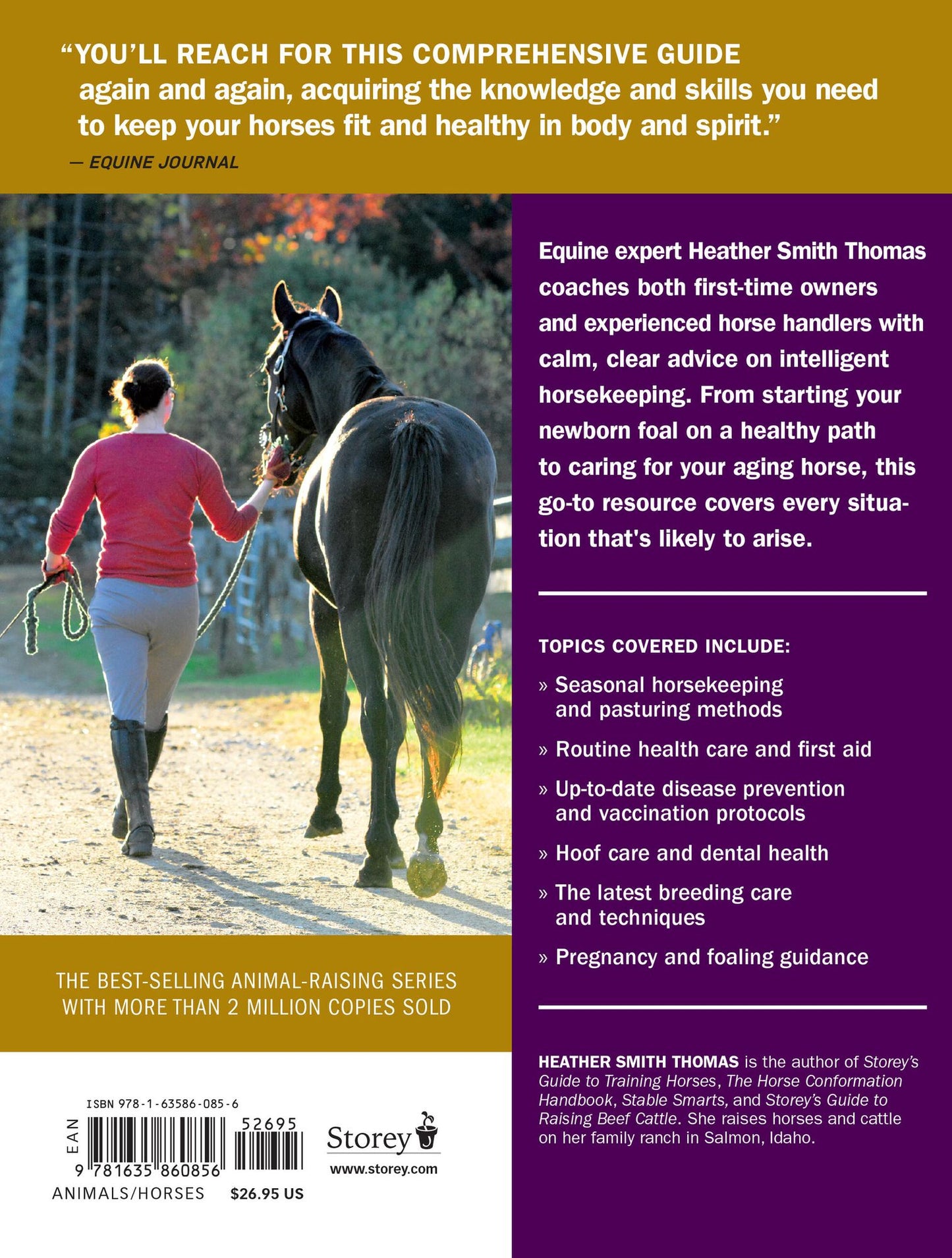Storey's Guide to Raising Horses, 3rd Edition: Breeding, Care, Facilities