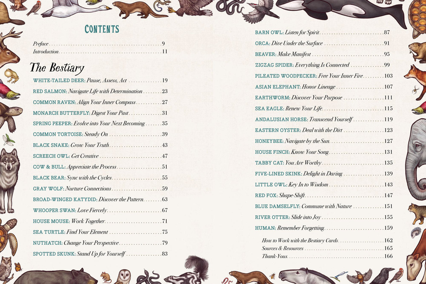 The Illustrated Bestiary: Guidance and Rituals from 36 Inspiring Animals