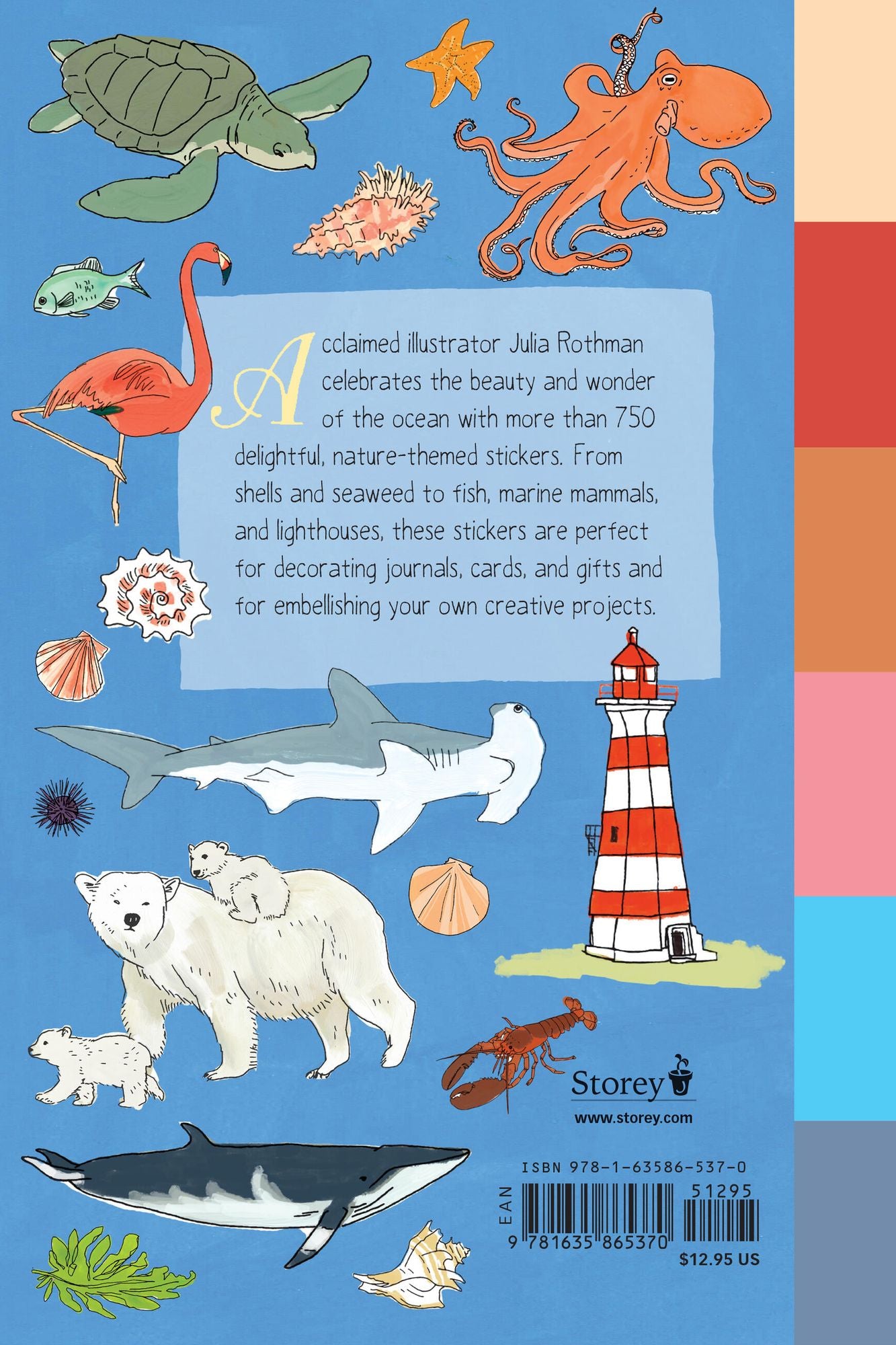 Ocean Anatomy Sticker Book: A Julia Rothman Creation; More than 750 Stickers
