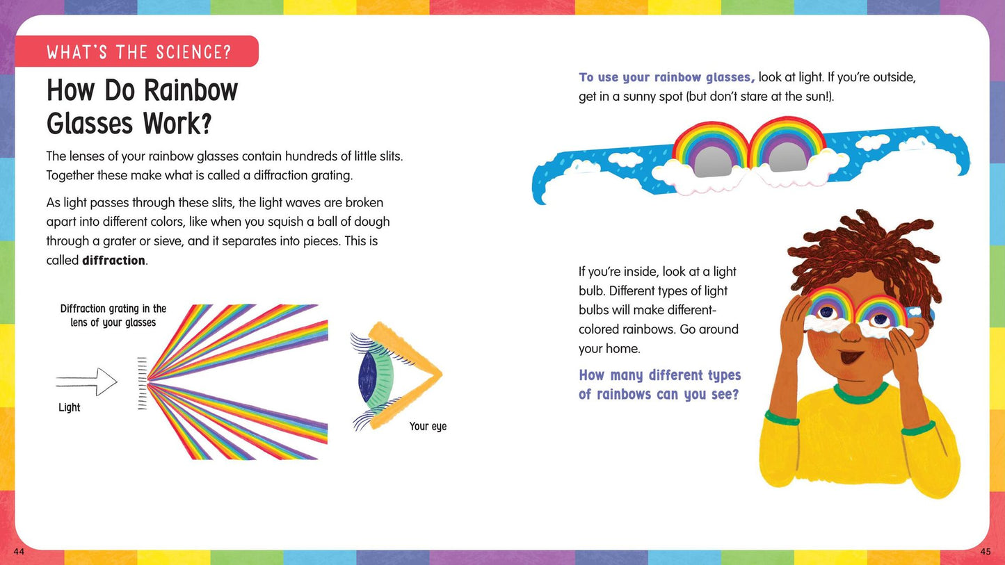Rainbow Science: Discover How Rainbows Are Made, with 23 Fun Experiments and Colorful Activities!