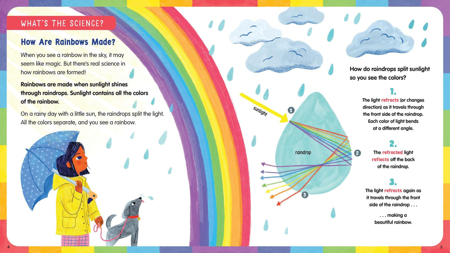 Rainbow Science: Discover How Rainbows Are Made, with 23 Fun Experiments and Colorful Activities!