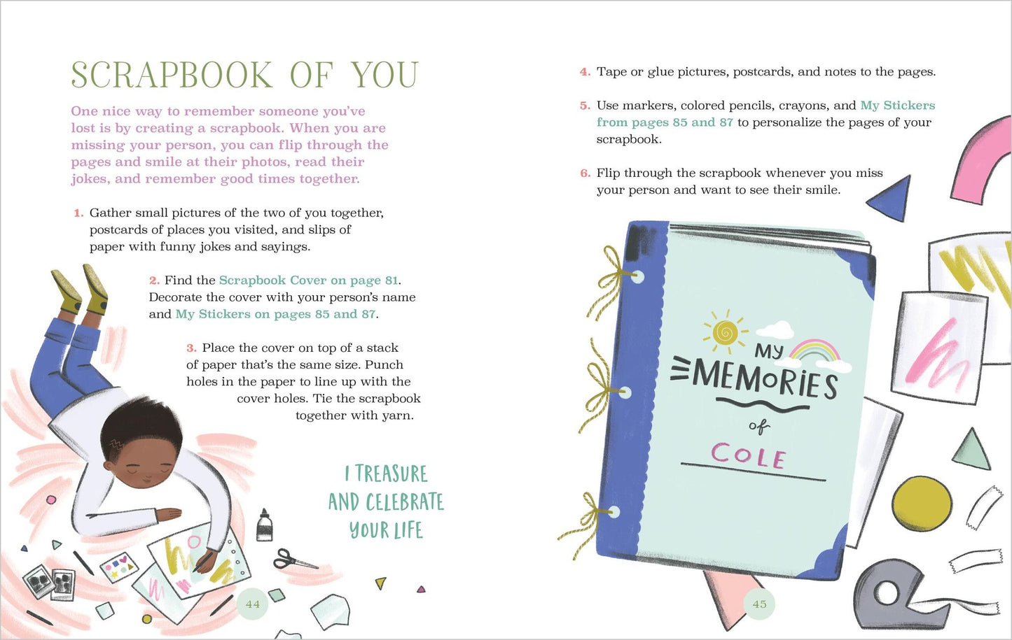 My Grief Comfort Book: Creative Activities to Help Kids Cope with Loss and Keep Memories Alive