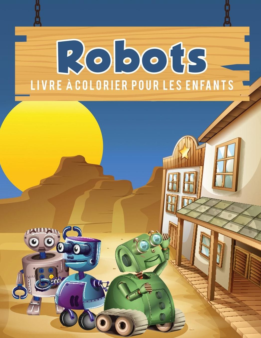Robots livre à colorier pour les enfants