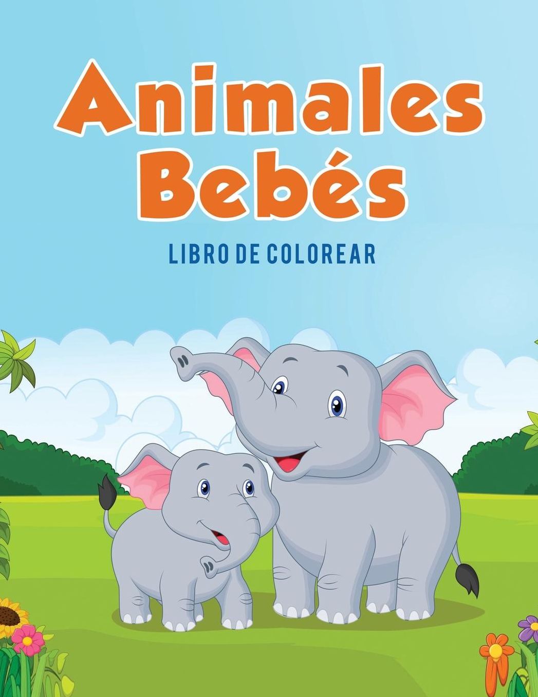 Animales Bebés: Libro de colorear