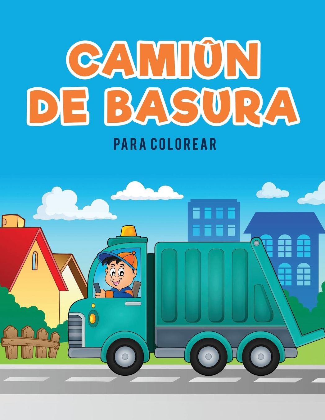 CamiÛn de basura para colorear