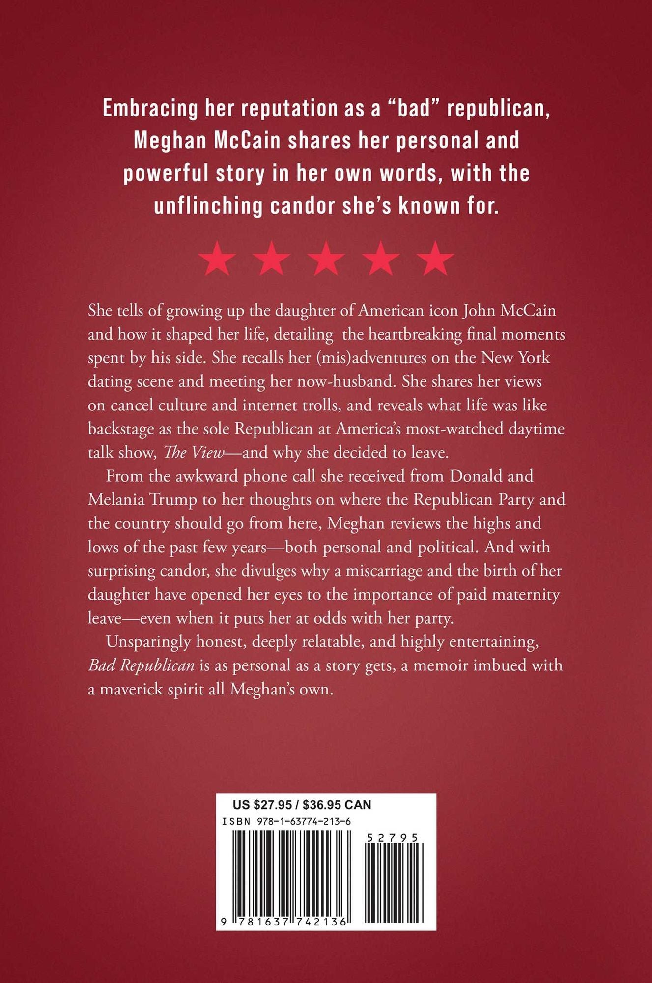 Bad Republican: A Memoir