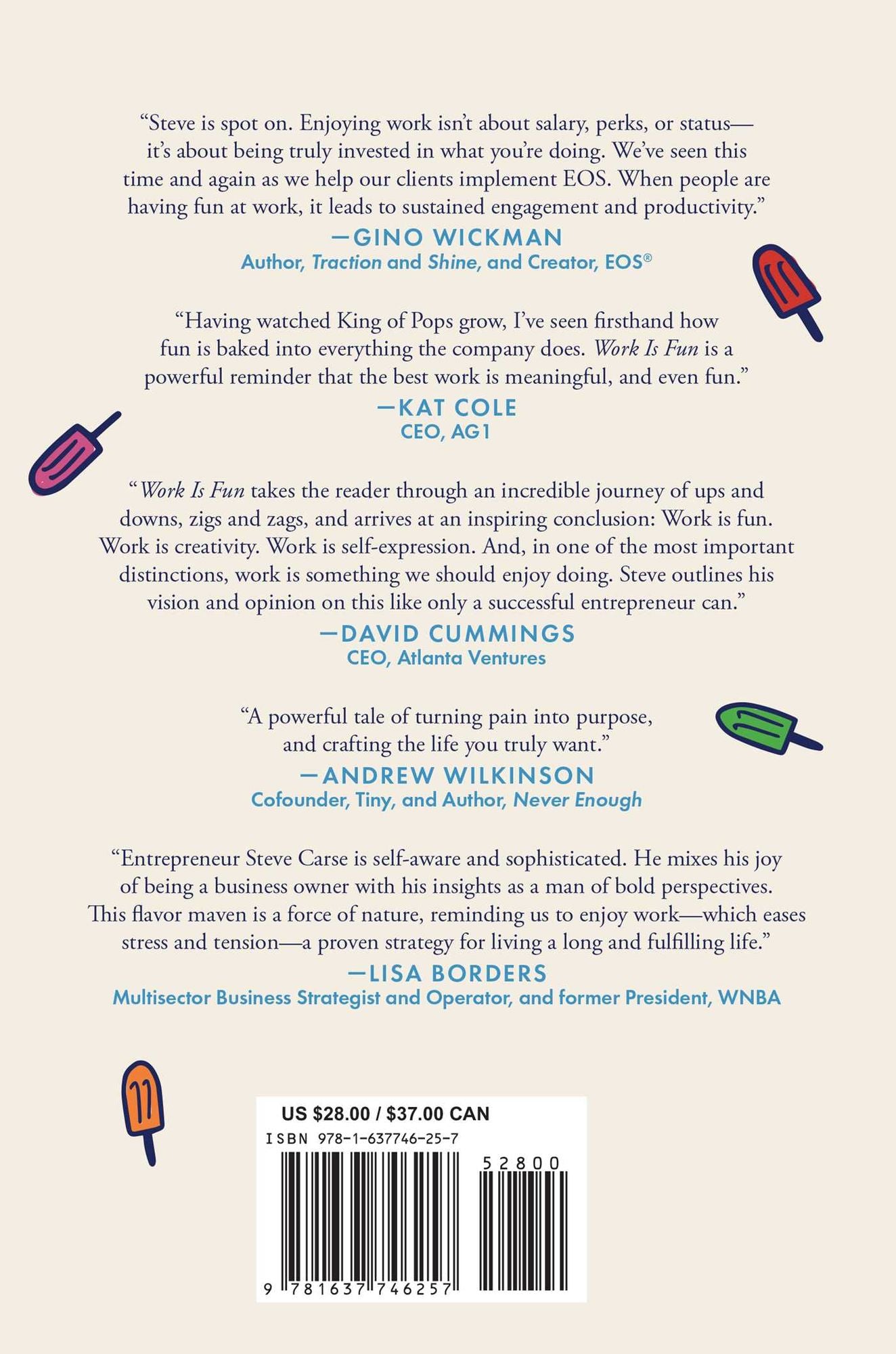 Work Is Fun: Seven Ways a Successful Ice Pop Company Makes Work Meaningful and How You Can Too