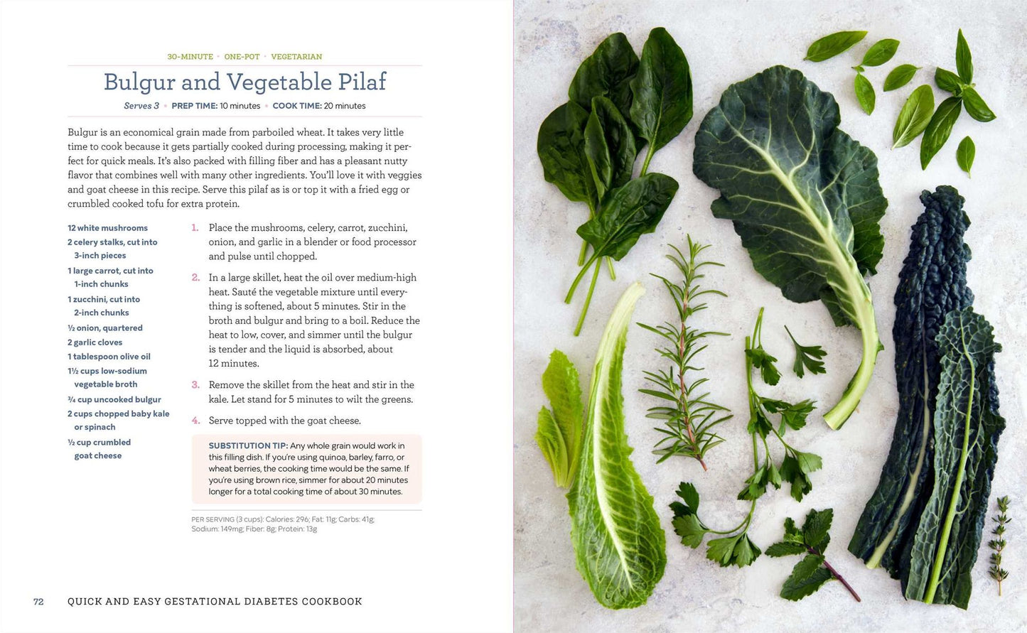 Quick and Easy Gestational Diabetes Cookbook: 30-Minute, 5-Ingredient, and One-Pot Recipes