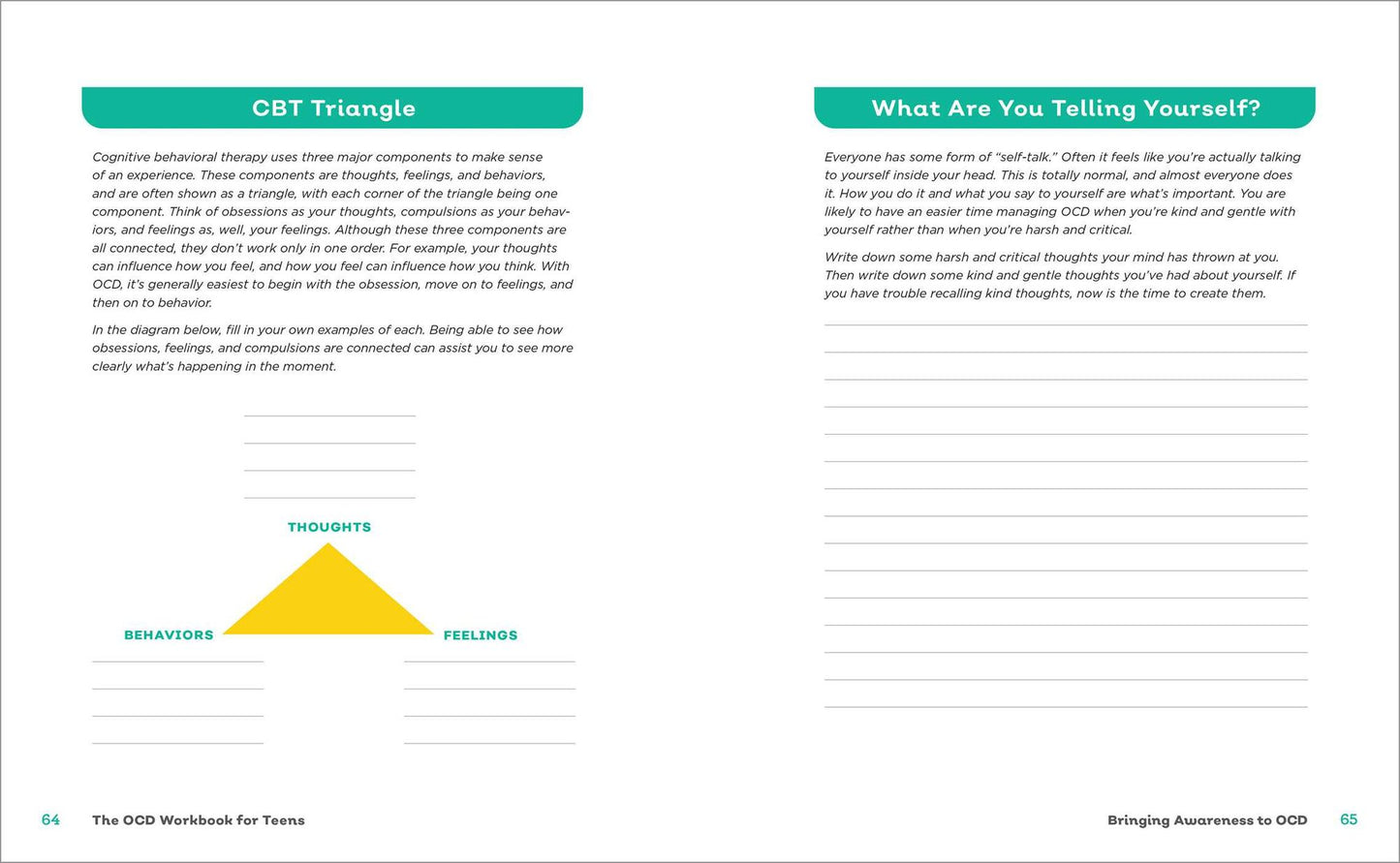 The OCD Workbook for Teens: Manage Intrusive Thoughts and Compulsive Behavior with CBT and Mindfulness