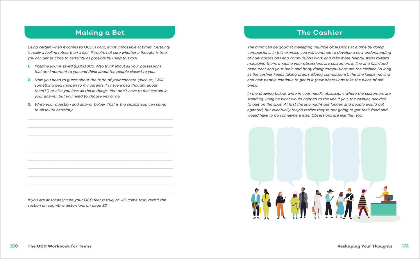 The OCD Workbook for Teens: Manage Intrusive Thoughts and Compulsive Behavior with CBT and Mindfulness